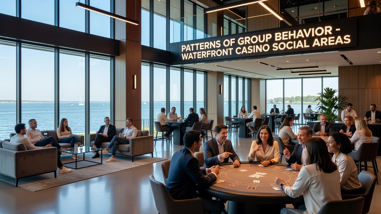 Patterns of Group Behavior in Waterfront Casino Social Areas
